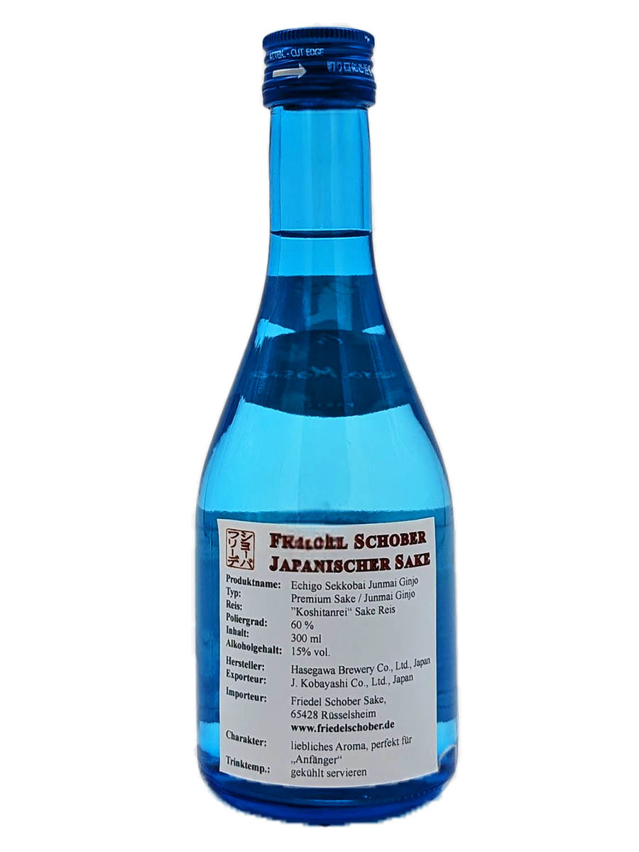 Echigo Sekkobai Junmai Ginjo (Amakuchi) 300 ml – Bild 2